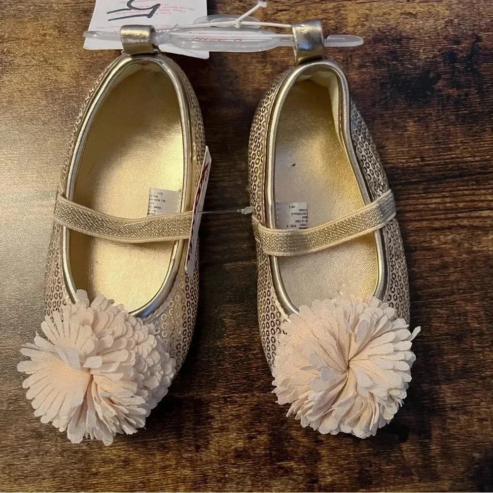 Stepping Stones | toddler girls dress shoes. Size: 18-24M, size-6